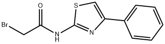 N1-(4-PHENYL-1,3-THIAZOL-2-YL)-2-BROMOACETAMIDE Struktur