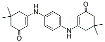 3-((4-((5,5-DIMETHYL-3-OXOCYCLOHEX-1-ENYL)AMINO)PHENYL)AMINO)-5,5-DIMETHYLCYCLOHEX-2-EN-1-ONE Struktur