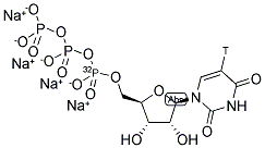 URIDINE 5'-TRIPHOSPHATE TETRASODIUM SALT, [5-3H] Struktur