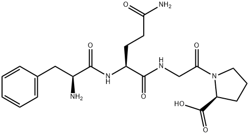 H-PHE-GLN-GLY-PRO-OH Struktur