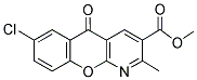 METHYL 7-CHLORO-2-METHYL-5-OXO-5H-CHROMENO[2,3-B]PYRIDINE-3-CARBOXYLATE Struktur