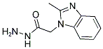 (2-METHYL-BENZOIMIDAZOL-1-YL)-ACETIC ACID HYDRAZIDE Struktur