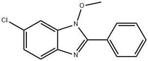 6-CHLORO-1-METHOXY-2-PHENYL-1H-1,3-BENZIMIDAZOLE Struktur