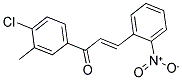 1-(4-CHLORO-3-METHYLPHENYL)-3-(2-NITROPHENYL)PROP-2-EN-1-ONE Struktur