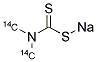 SODIUM DIMETHYL DITHIOCARBAMATE, [METHYL-14C] Struktur