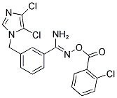 O1-(2-CHLOROBENZOYL)-3-[(4,5-DICHLORO-1H-IMIDAZOL-1-YL)METHYL]BENZENE-1-CARBOHYDROXIMAMIDE Struktur