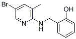 2-(((5-BROMO-3-METHYL-2-PYRIDYL)AMINO)METHYL)PHENOL Struktur