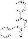 4,6-DIPHENYLPYRIMIDINE 1-OXIDE Struktur