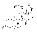 5-BETA-PREGNAN-12-ALPHA-OL-3,20-DIONE ACETATE Struktur