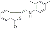 3-[(2,4-DIMETHYLANILINO)METHYLENE]-2-BENZOTHIOPHEN-1(3H)-ONE Struktur