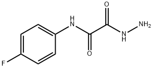 N-(4-FLUOROPHENYL)-2-HYDRAZINO-2-OXOACETAMIDE Struktur