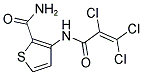 3-[(2,3,3-TRICHLOROACRYLOYL)AMINO]THIOPHENE-2-CARBOXAMIDE Struktur