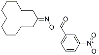 1-([(3-NITROBENZOYL)OXY]IMINO)CYCLODODECANE Struktur