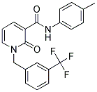 N-(4-METHYLPHENYL)-2-OXO-1-[3-(TRIFLUOROMETHYL)BENZYL]-1,2-DIHYDRO-3-PYRIDINECARBOXAMIDE Struktur