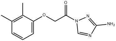 1-(3-AMINO(1,2,4-TRIAZOLYL))-2-(2,3-DIMETHYLPHENOXY)ETHAN-1-ONE Struktur