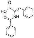 (2Z)-2-(BENZOYLAMINO)-3-PHENYLACRYLIC ACID Struktur