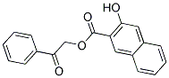 2-OXO-2-PHENYLETHYL 3-HYDROXY-2-NAPHTHOATE Struktur