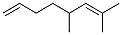 5,7-DIMETHYL-1,6-OCTADIENE Struktur