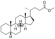 5-BETA-CHOLANIC ACID METHYL ESTER Struktur