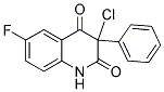 3-CHLORO-6-FLUORO-3-PHENYL-1,2,3,4-TETRAHYDROQUINOLINE-2,4-DIONE Struktur