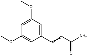 3,5-DIMETHOXYCINNAMIDE Struktur