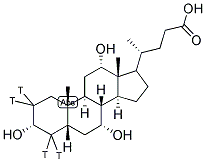 CHOLIC ACID, [2,4-3H] Struktur