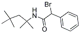 N1-(1,1,3,3-TETRAMETHYLBUTYL)-2-BROMO-2-PHENYLACETAMIDE Struktur