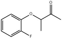 3-(2-FLUOROPHENOXY)-2-BUTANONE Struktur