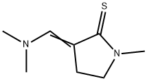 3-[(DIMETHYLAMINO)METHYLENE]-1-METHYL-2-PYRROLIDINETHIONE Struktur