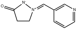 1-(3-PYRIDY)METHYLENEIMMONIUM-3-PYRAZOLIDINONE-1,2-INNER SALT Struktur