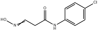 N-(4-CHLOROPHENYL)-3-(HYDROXYIMINO)PROPANAMIDE Struktur