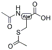 N,S-DIACETYLCYSTEINE Struktur