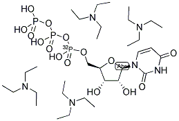 URIDINE 5'-TRIPHOSPHATE, [ALPHA-32P] TETRA-TRIETHYLAMMONIUM SALT Struktur