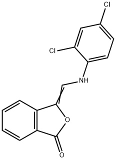 3-[(2,4-DICHLOROANILINO)METHYLENE]-2-BENZOFURAN-1(3H)-ONE Struktur