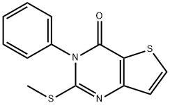 2-(METHYLSULFANYL)-3-PHENYLTHIENO[3,2-D]PYRIMIDIN-4(3H)-ONE Struktur