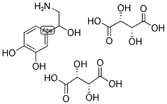 (+/-)-NOREPINEPHRINE L-BITARTRATE HYDRATE Struktur