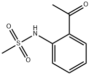 N-(2-ACETYLPHENYL)METHANESULFONAMIDE Struktur