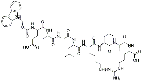 (FMOC-GLU70,ALA71,72,LYS74)-C3A (70-77) Struktur