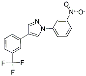 1-(3-NITROPHENYL)-4-[3-(TRIFLUOROMETHYL)PHENYL]-1H-PYRAZOLE Struktur