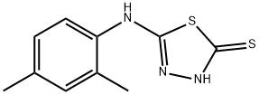 5-(2,4-DIMETHYL-PHENYLAMINO)-[1,3,4]THIADIAZOLE-2-THIOL Struktur