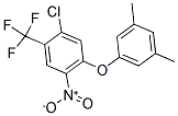 1-CHLORO-5-(3,5-DIMETHYLPHENOXY)-4-NITRO-2-(TRIFLUOROMETHYL)BENZENE Struktur