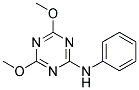 4,6-DIMETHOXY-2-(N-PHENYLAMINO)TRIAZINE Struktur