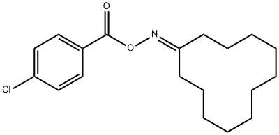 1-([(4-CHLOROBENZOYL)OXY]IMINO)CYCLODODECANE Struktur