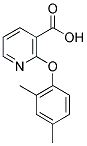 2-(2,4-DIMETHYLPHENOXY)PYRIDINE-3-CARBOXYLIC ACID Struktur