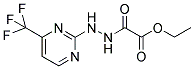 ETHYL 2-OXO-2-(2-[4-(TRIFLUOROMETHYL)PYRIMIDIN-2-YL]HYDRAZINO)ACETATE Struktur