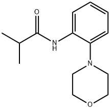 2-METHYL-N-(2-MORPHOLINOPHENYL)PROPANAMIDE Struktur