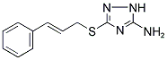 3-[(3-PHENYL-2-PROPENYL)SULFANYL]-1H-1,2,4-TRIAZOL-5-AMINE Struktur