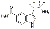 5-CARBOXAMIDOTRYPTAMINE, [1,2-3H]- Struktur