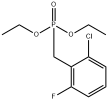 DIETHYL (2-CHLORO-6-FLUOROBENZYL)PHOSPHONATE Struktur