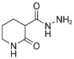 2-OXO-3-PIPERIDINECARBOHYDRAZIDE Struktur